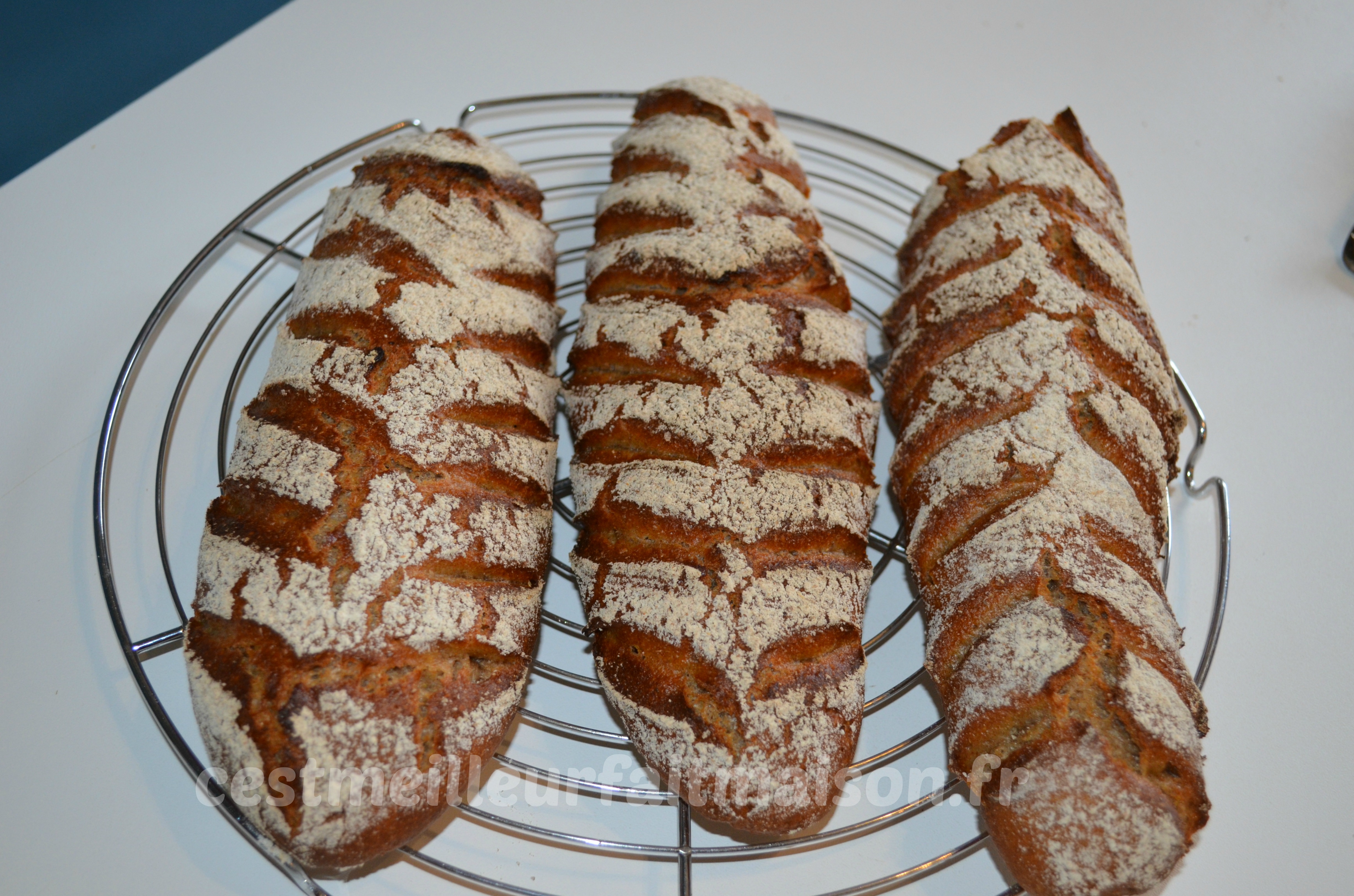 Pain de seigle au levain, Recette