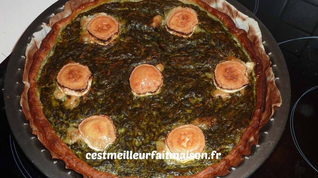 tarte aux épinards