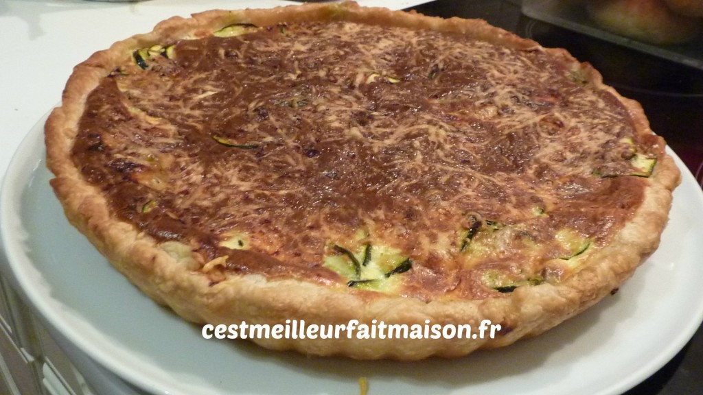 tarte aux courgettes