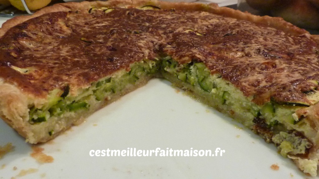 tarte aux courgettes