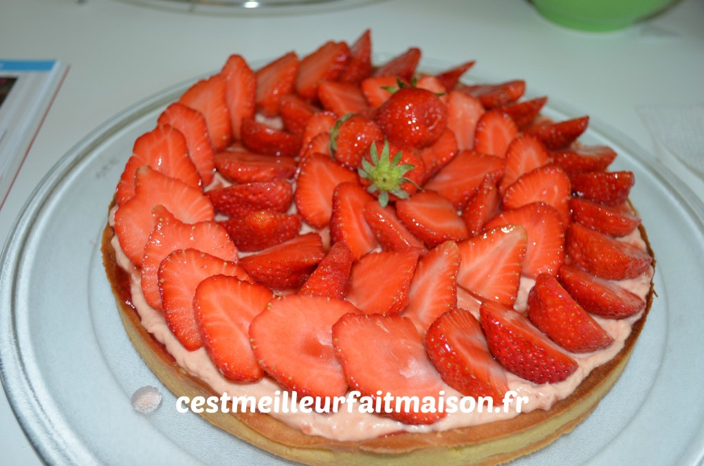 tarte aux fraises