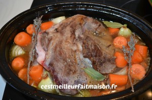 Epaule d'agneau confite