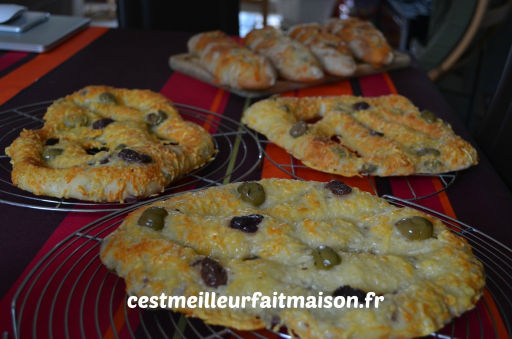 Fougasses aux olives