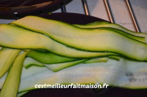 Roulés de courgette au chèvre