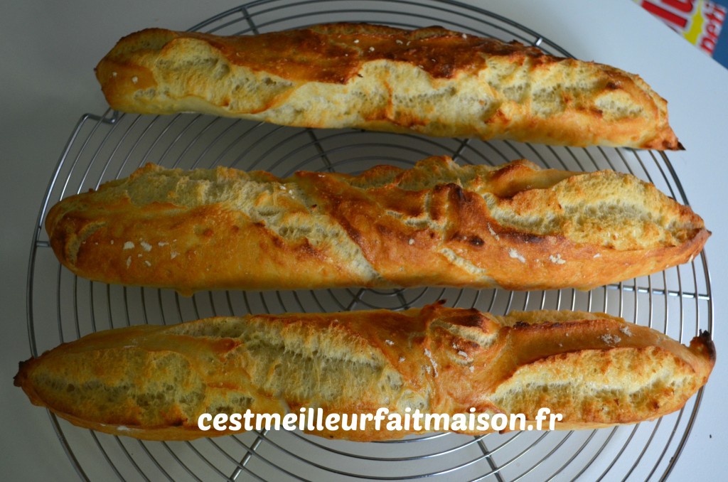 Baguettes sans pétrissage