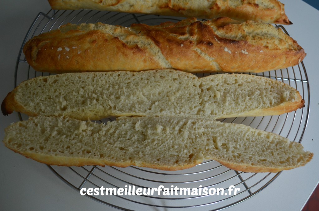 Baguettes sans pétrissage