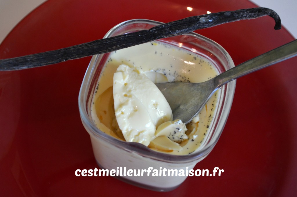 Recette de crème à la vanille avec la multi-délices Seb