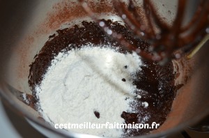 Gâteau magique au chocolat et à la noix de coco