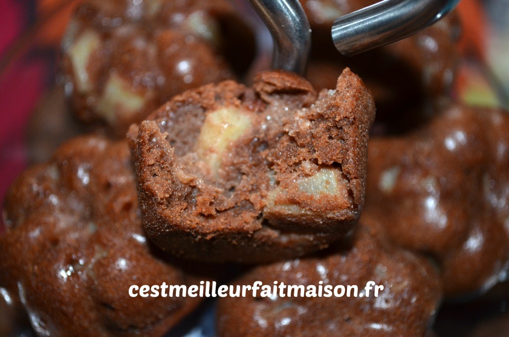 Muffins poire chocolat