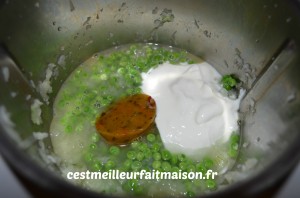 Velouté aux petits pois