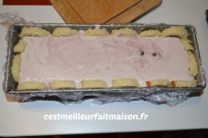 Bûche royale aux framboises