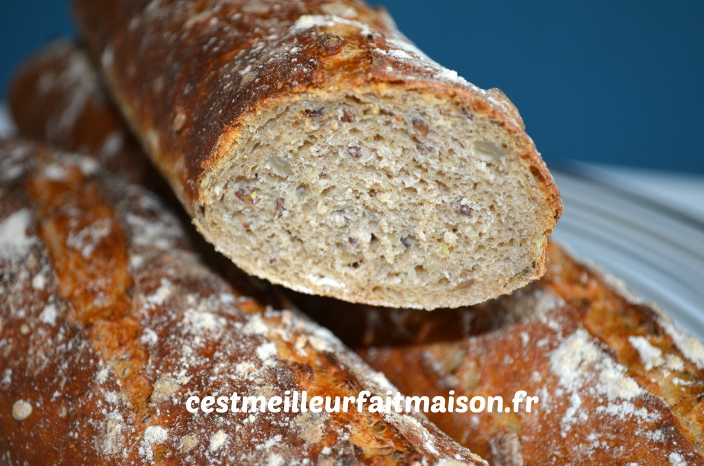 Baguettes aux céréales