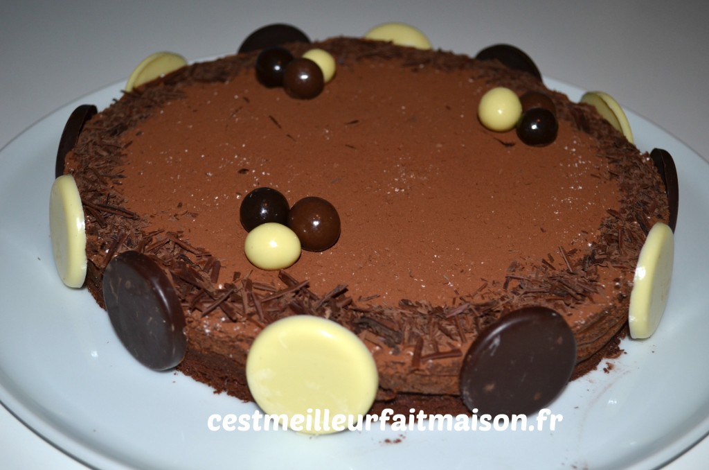 Gâteau double chocolat