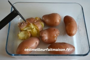 Pommes de terre écrasées rôties