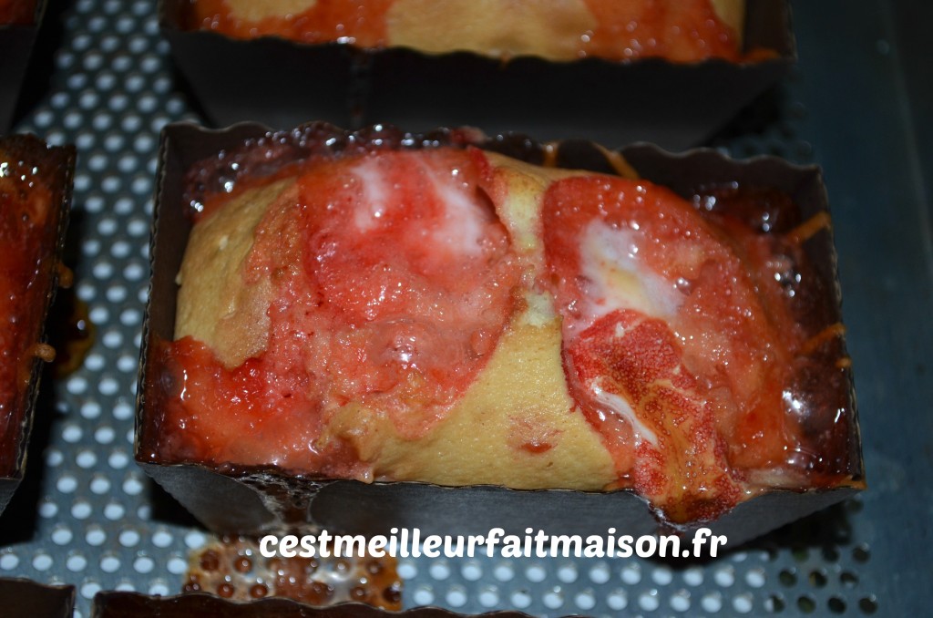 Mini cakes aux fraises Tagada