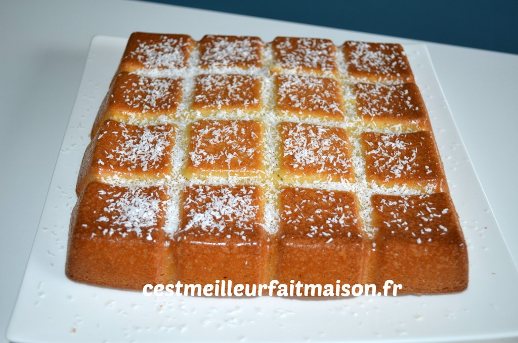 Gâteau fondant à la noix de coco