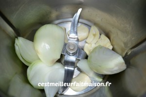 Poulet mariné aux légumes