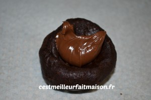 Cookies au chocolat fourrés au caramel