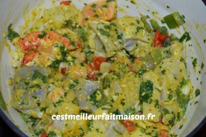 Tajine de poisson aux citrons confits