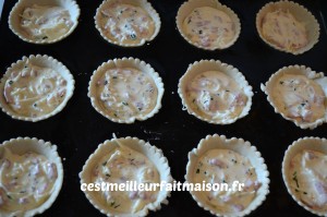 Tartelettes au fromage de chèvre