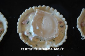 Tartelettes au fromage de chèvre