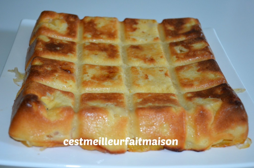 Clafoutis aux pêches et au yaourt