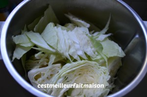 Salade au chou blanc