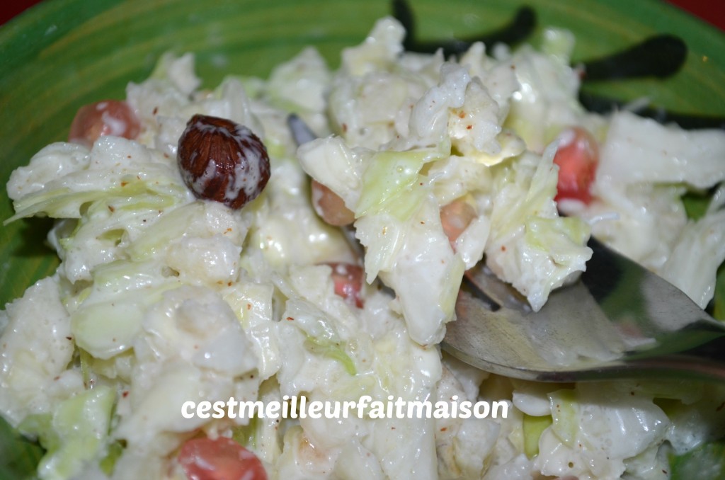 Salade au chou blanc