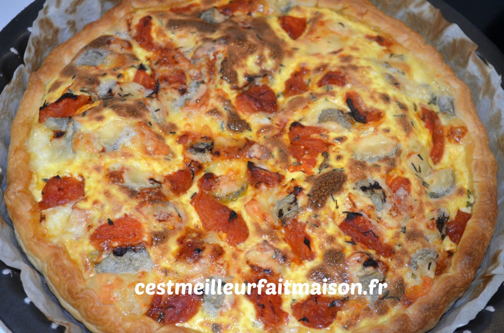 Quiche au Sainte Maure de Touraine