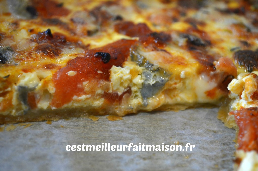 Quiche au Sainte Maure de Touraine