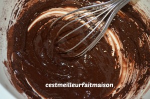 Gâteau au chocolat sans beurre ni sucre