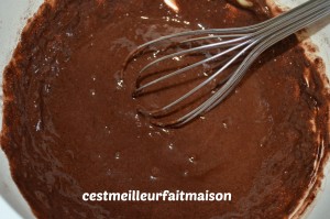 Gâteau au chocolat sans beurre ni sucre