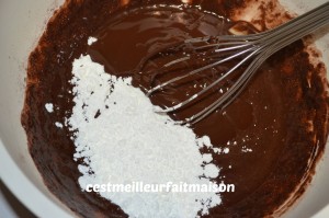 Gâteau au chocolat sans beurre ni sucre