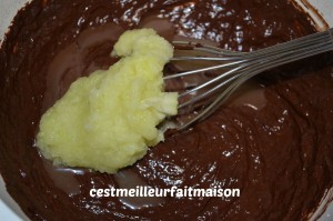 Gâteau au chocolat sans beurre ni sucre