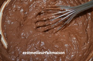 Gâteau au chocolat sans beurre ni sucre