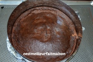 Gâteau au chocolat sans beurre ni sucre