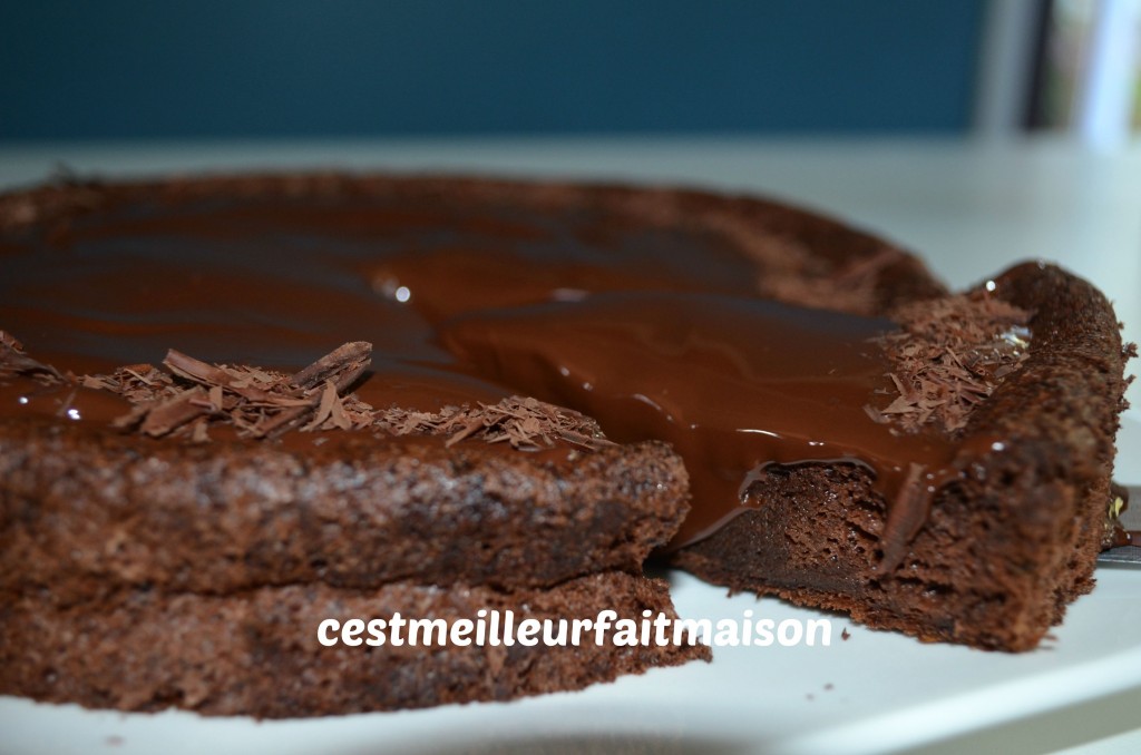 Gâteau au chocolat sans beurre ni sucre