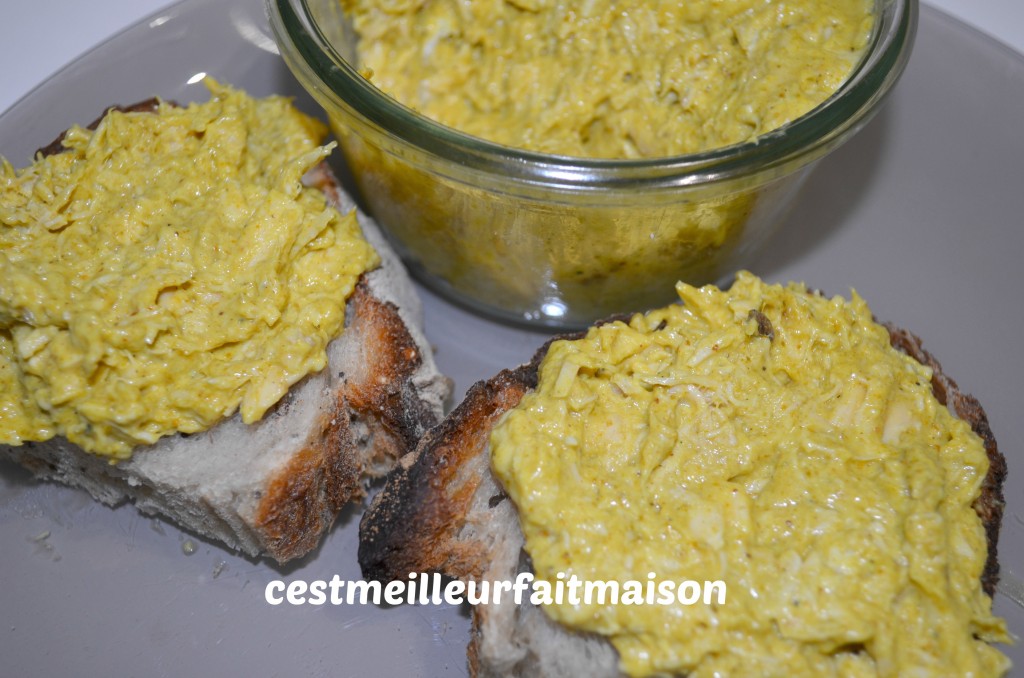 Rillettes de poulet au curry