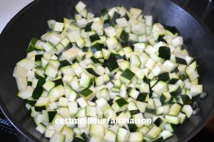 Cake au chèvre et aux courgettes