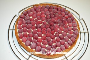 Tarte aux framboises