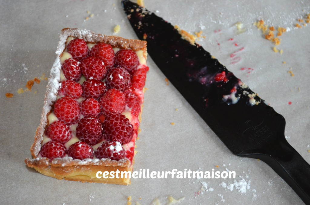 Tarte aux framboises