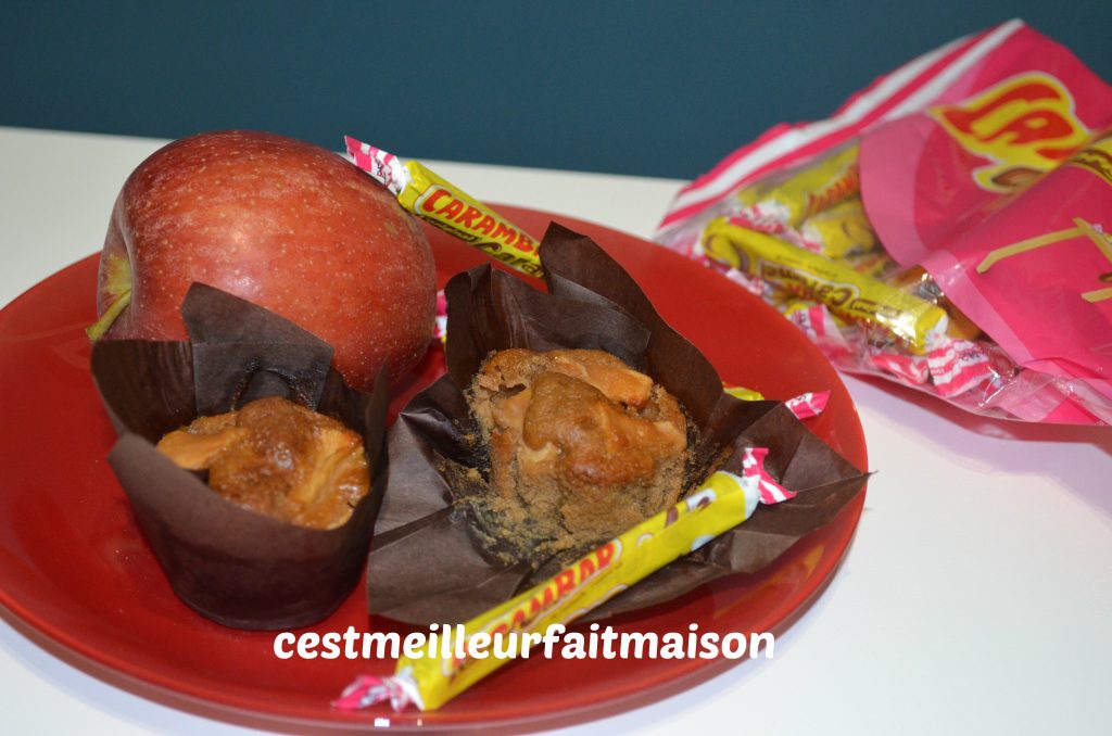 Muffins pomme Carambar