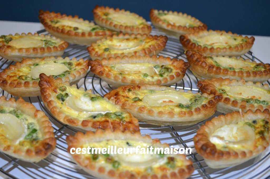 Barquettes aux petits pois