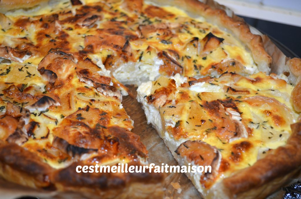 Tarte pomme chèvre