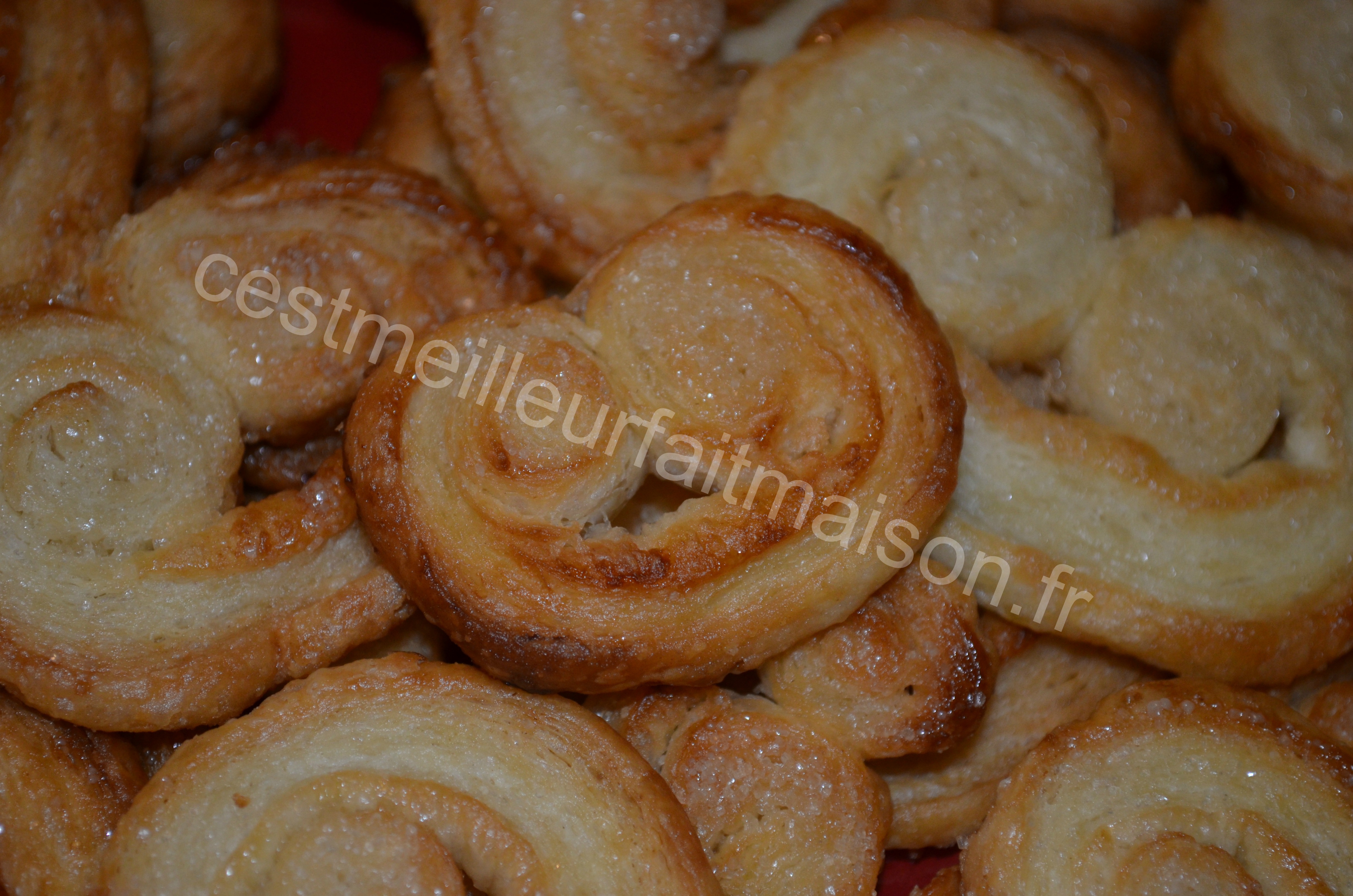 palmiers au sucre