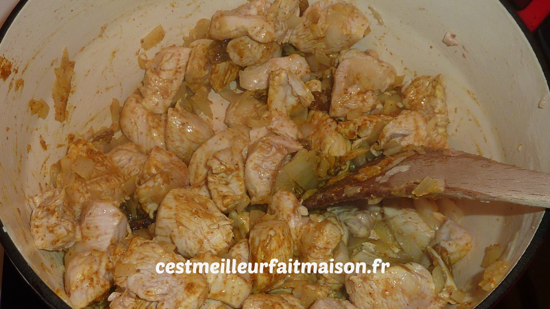 poulet au curry