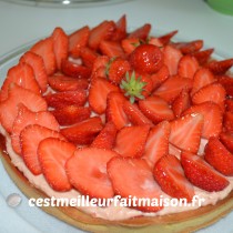 tarte aux fraises