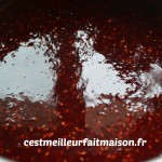 Confiture fraises framboises