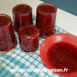 Confiture fraises framboises