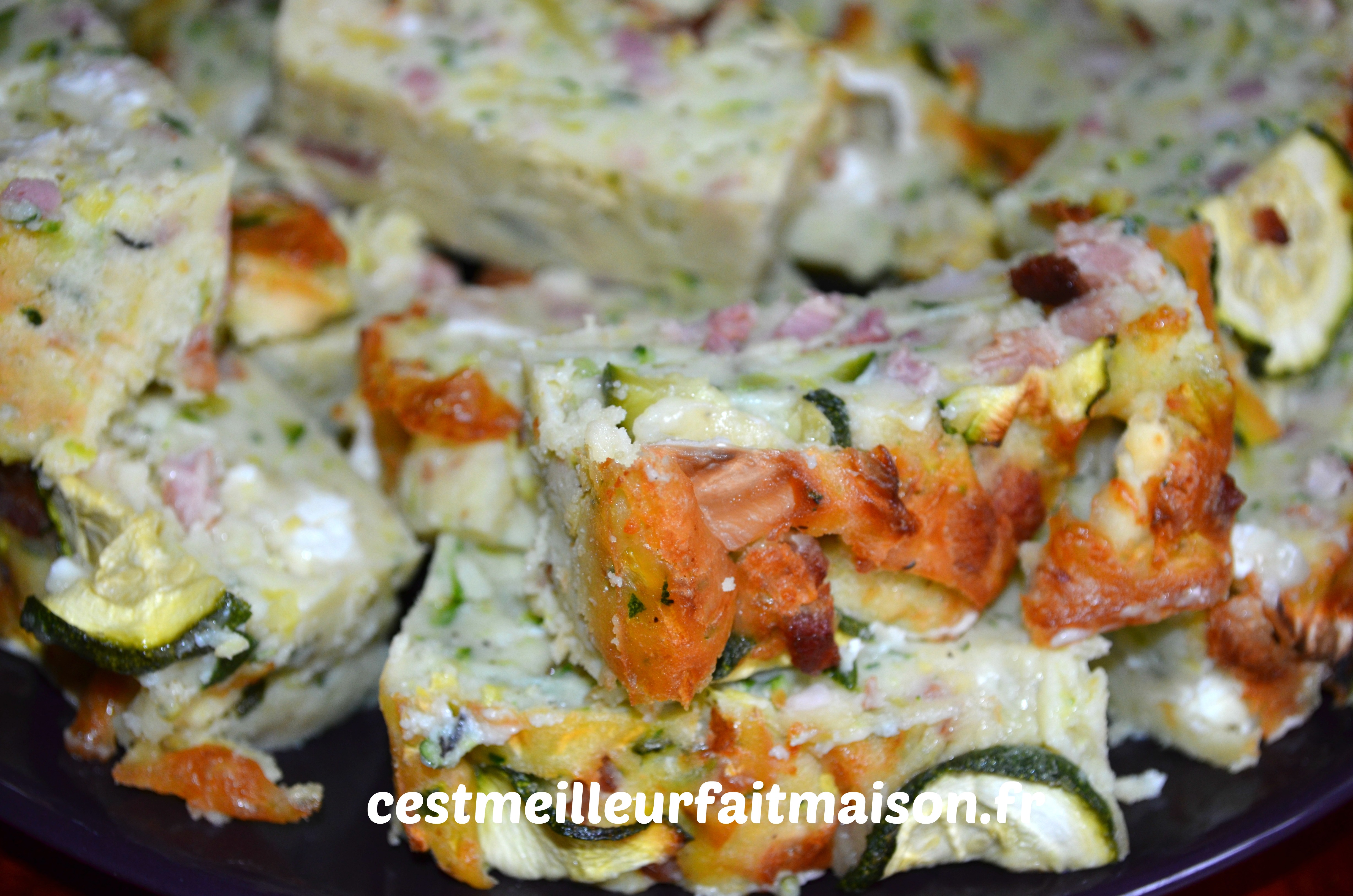 Terrine de courgettes au chèvre C'est meilleur fait maison